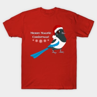 Merry Magpie Christmas T-Shirt